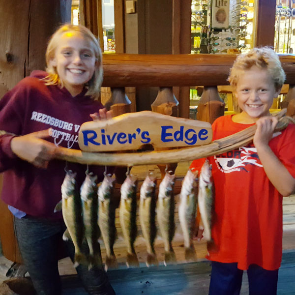 A Great Fishing Catch On The River